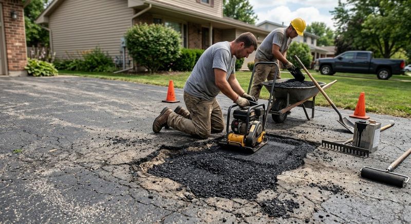 Asphalt Driveway Repair in Little Rock, AR