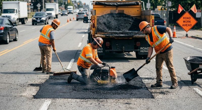 Commercial Pothole Repair in Conway, AR