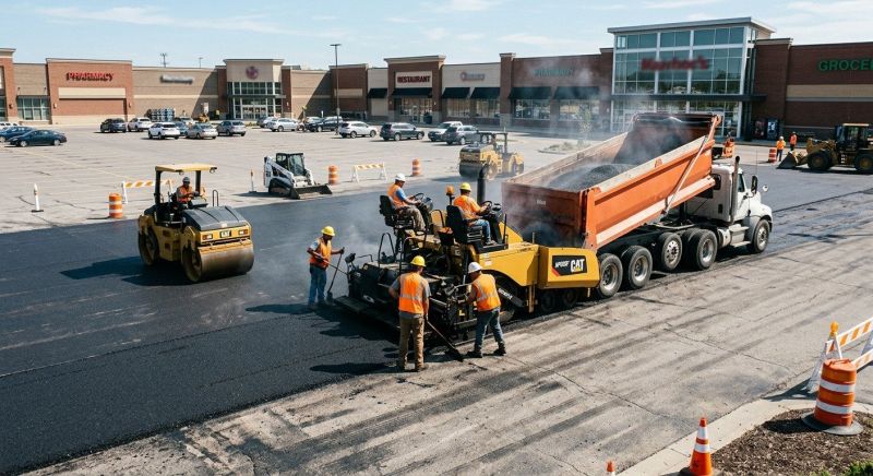 Parking Lot Paving in Little Rock, AR