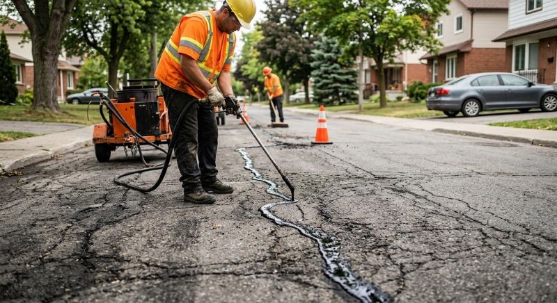 Road Crack Repair in Savannah, GA